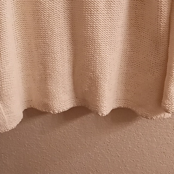 NEW J. Jill Boho Hippie Winter Fall Sz L Long Sleeves Cream Color Sweater C26 P - Picture 3 of 13